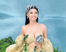 Trang phục tái chế độc đáo của thí sinh Miss Earth Việt Nam 2023