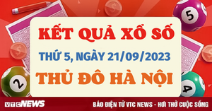 Kết quả xổ số Hà Nội thứ 5 ngày 21/9/2023 - XSTD 21/9