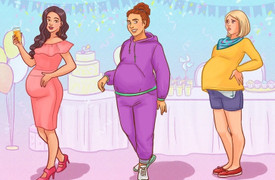 Bạn có 10 giây để giải câu đố: Người phụ nữ nào giả vờ mang thai?