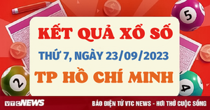 Kết quả xổ số TP.HCM hôm nay 23/9 - XSHCM 23/9/2023