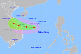 Áp thấp nhiệt đới hình thành trên Biển Đông