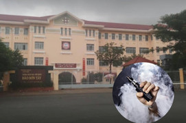 Chụp hình hút thuốc lá điện tử, nam sinh lớp 12 bị Phó hiệu trưởng tát