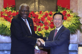 Chủ tịch Quốc hội Cuba hội kiến Chủ tịch nước Võ Văn Thưởng