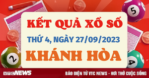 Kết quả xổ số Khánh Hòa hôm nay 27/9 - XSKH 27/9/2023