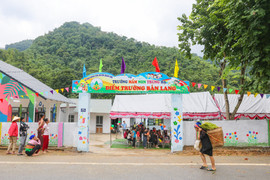 Gần 45 tấn vật liệu tái chế góp phần xây dựng ngôi trường mầm non xinh đẹp