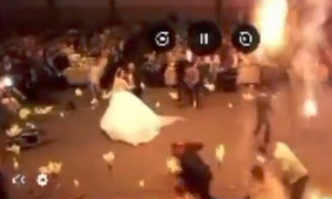 Video: Cháy tiệc cưới kinh hoàng, hơn 100 người thiệt mạng