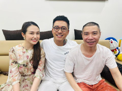 Vợ chồng Tuấn Hưng sang thăm, NSND Công Lý xúc động nói: Bao năm vẫn yêu thương