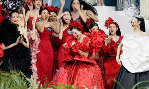 Hoa hậu Khánh Vân chiến thắng thử thách catwalk tại Miss Earth Việt Nam 2023