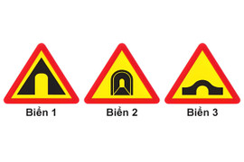 Biển nào báo hiệu đường hầm?