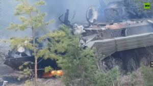 Video Nga quét sạch xe bọc thép Ukraine ở Donetsk 