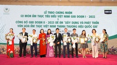 Đưa văn hóa ẩm thực Việt Nam thành thương hiệu quốc gia