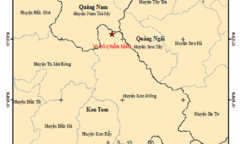 2 trận động đất xảy ra liên tiếp ở Quảng Nam và Kon Tum