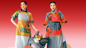 Diễn viên Thương ngày nắng về, Double2T cá tính với trang phục của Cao Minh Tiến