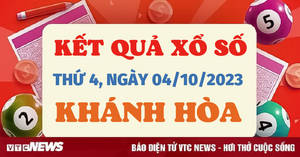 Kết quả xổ số Khánh Hòa hôm nay 4/10 - XSKH 4/10/2023