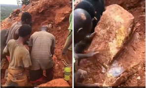 Nhóm thợ đào được 'tảng đá' khổng lồ nghi là kho báu trị giá hàng triệu đô