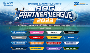 Tập đoàn Austdoor tổ chức giải bóng đá tranh cúp vô địch ADG Partner League