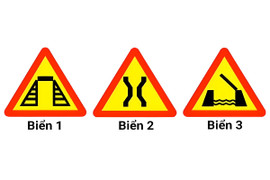 Đâu là biển báo hiệu cầu quay, cầu cất?