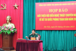 Hơn 1.500 nghệ sỹ tham gia Hội diễn nghệ thuật về Quốc phòng toàn dân 2023