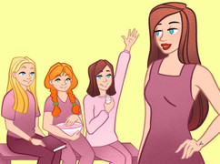 Theo bạn, đứa trẻ nào mới là con gái của người phụ nữ này?