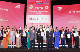 Agribank lọt Top 10 thương hiệu mạnh Việt Nam 2023