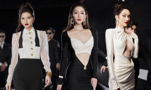 Học trò Hương Giang, Thanh Hằng kiêu kỳ với đầm Hà Thanh Việt