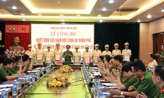 Công an TP Hà Nội bổ nhiệm 332 điều tra viên công an cấp xã
