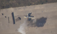 UAV 'cảm tử' Nga phá hủy cường kích Su-25 Ukraine