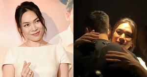 Mỹ Tâm ôm Mai Tài Phến và khen: 'Đóng vai Võ Tòng chất quá trời'