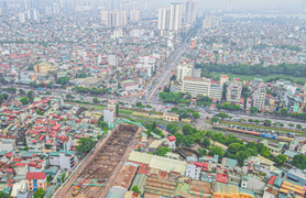 Nhiều 'điểm nghẽn' khiến hầm chui Giải Phóng - Kim Đồng nguy cơ chậm tiến độ