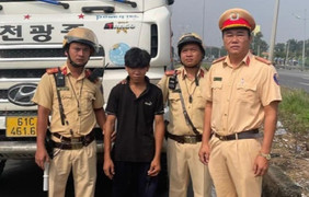 Bắt giữ thanh niên trộm xe ben