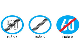 Hiệu lực của biển 'tốc độ tối đa cho phép' hết tác dụng khi gặp biển báo nào?