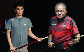 Trực tiếp Hanoi Open Pool: Efren Reyes so tài hiện tượng billiards Việt Nam