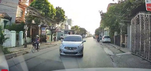 Tài xế ô tô 34A 271.55 lấn làn gây tai nạn rồi bỏ chạy