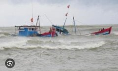 Sóng đánh chìm tàu cá Quảng Nam, một ngư dân mất tích