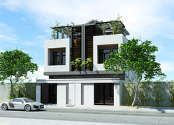 Mẫu nhà liền kề 2 tầng đẹp chi phí thấp 