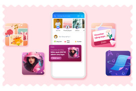 Loạt tính năng mới do AI tạo ra đang 'làm mưa làm gió' trên Zalo dịp 20/10