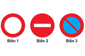 Biển nào cấm các phương tiện đi vào?