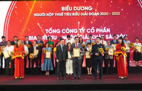 SABECO được vinh danh doanh nghiệp nộp thuế tiêu biểu 2020-2022