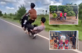 Tranh cãi chuyện 3 thanh niên bị CSGT phạt bắt vác xe máy, quỳ xin lỗi cha mẹ