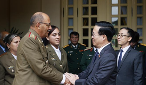 Chủ tịch nước tiếp Tổng Tham mưu trưởng các Lực lượng vũ trang cách mạng Cuba