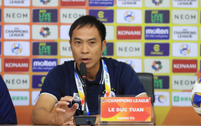 Hà Nội FC thua liên tiếp 3 trận, HLV Lê Đức Tuấn khen học trò tinh thần tốt lên