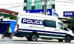 TP.HCM: Phòng giao dịch ngân hàng nghi bị cướp đã hoạt động trở lại