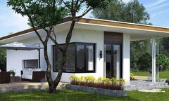 Mẫu nhà không gian mở tinh tế, hiện đại
