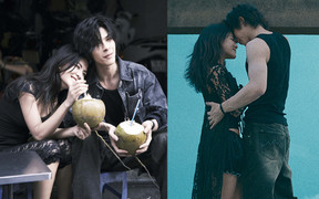 Hà Nhi 'khoá môi' tình tứ với Denis Đặng