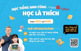 Học trực tuyến không giới hạn với bộ ba gói cước của mobiEdu