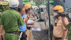 Công an TP.HCM kiểm tra hàng loạt xe Thành Bưởi 