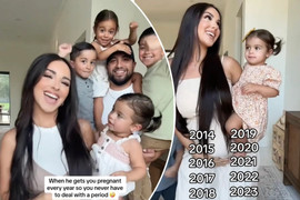 Người đẹp mang thai liên tục suốt 10 năm để né chu kỳ kinh nguyệt