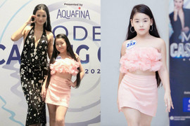 Á hậu Hương Ly khen ngợi kỹ năng của mẫu nhí Jenny Bảo Ngọc 