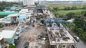 Dự án cầu Nam Lý đang chạy đua về đích, dự kiến thông xe vào 2/9/2024