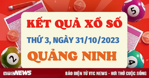 Xổ số Quảng Ninh 31/10/2023 - Kết quả XSQN hôm nay 31/10